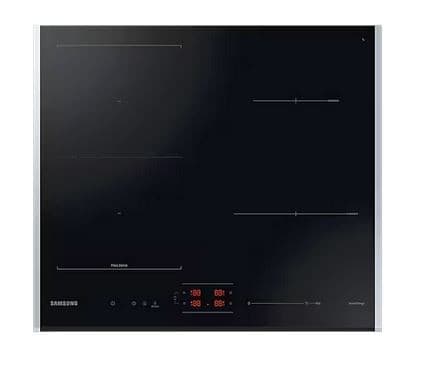 Samsung NZ64B5046JK, Sort, Innebygget, 60 cm, Sonebasert induksjon, Glass, 4 zone(s)