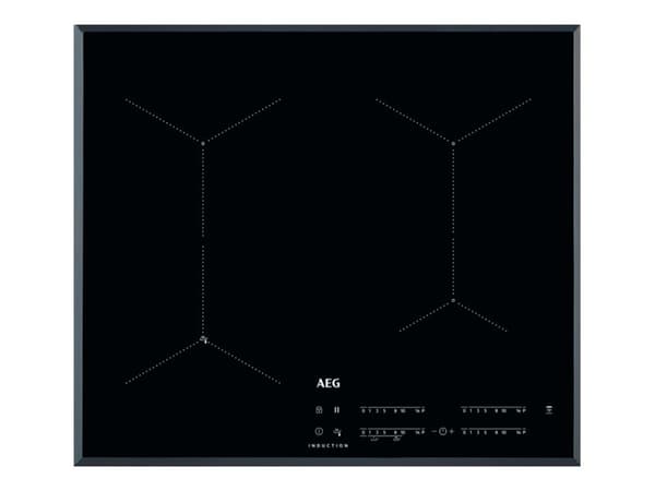 AEG IAE64431FB, Musta, Kiinteä, 60 cm, Keittoalueinduktioliesi, Lasi, 4 alue(tta) musta