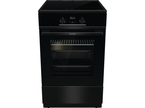 Gorenje Advanced GEIT5C60BPG - Komfyr - frittstående - bredde: 50 cm - dybde: 59.4 cm - høyde: 85 cm - med selvrens - svart