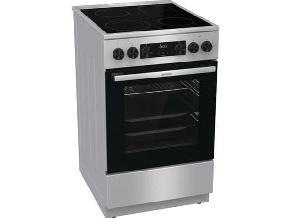 Gorenje Advanced GECS5C70XA - Komfyr - med dampfunksjon - frittstående - bredde: 50 cm - dybde: 59.4 cm - høyde: 85 cm - med selvrens - rustfritt stå