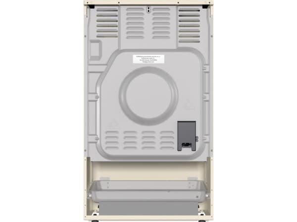 Gorenje GECS5B70CLI, Vapaasti seisova liesi, Norsunluu, Rotaatio, Yläosa edessä, Keraaminen, 4 alue(tta)