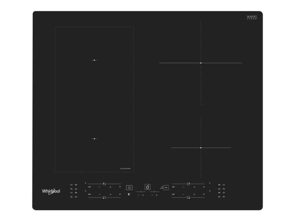 Whirlpool WL B8160 NE - Induksjonskomfyrtopp - 4 plater - Nisje - bredde: 56 cm - dybde: 48 cm - svart