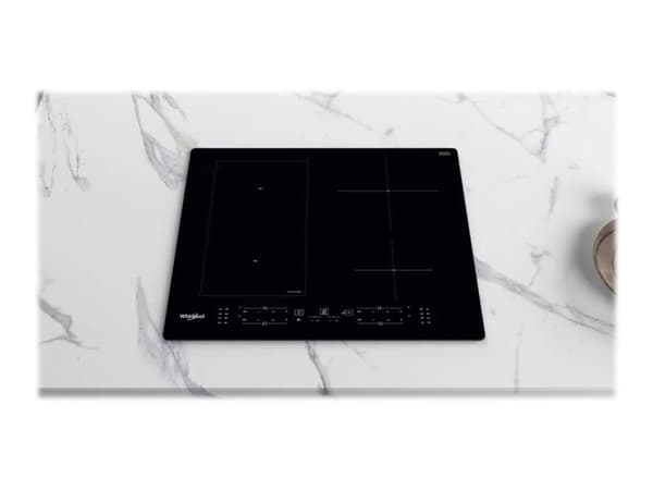 Whirlpool WL B8160 NE - Induksjonskomfyrtopp - 4 plater - Nisje - bredde: 56 cm - dybde: 48 cm - svart