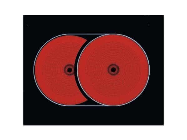 Electrolux EHF6346XOK, Sort, Innebygget, Keramisk, Glass-keramikk, 4 zone(s), 4 zone(s)