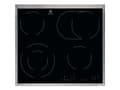 Miniatyrbilde 1 av 3: Electrolux EHF6346XOK, Sort, Innebygget, Keramisk, Glass-keramikk, 4 zone(s), 4 zone(s)