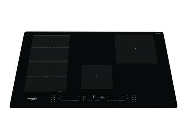 Whirlpool WF S0377 NE/IXL - Induktionshäll - 4 kokplattor - Fördjupning - bredd: 75 cm - djup: 48 cm - svart