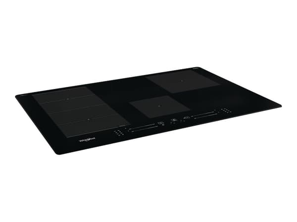 Whirlpool WF S0377 NE/IXL - Induktionshäll - 4 kokplattor - Fördjupning - bredd: 75 cm - djup: 48 cm - svart