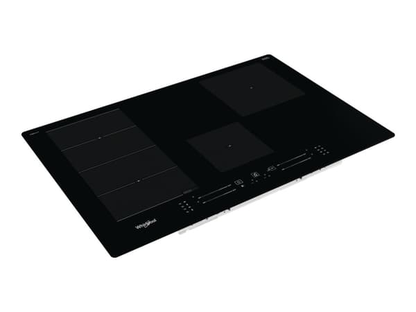 Whirlpool WF S0377 NE/IXL - Induksjonskomfyrtopp - 4 plater - Nisje - bredde: 75 cm - dybde: 48 cm - svart Sort