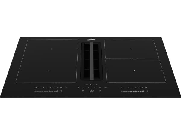 Beko HIXI 64700 UF, Sort, Innebygget, 60 cm, Sonebasert induksjon, Glass, 4 zone(s)