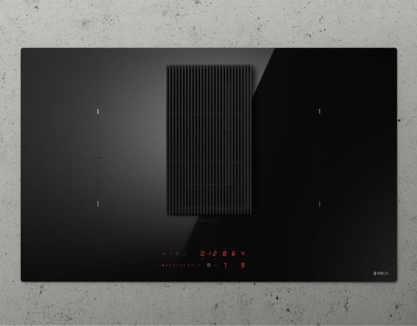 Induction hob with integrated hood Elica NIKOLATESLA Prime S BL/A/83