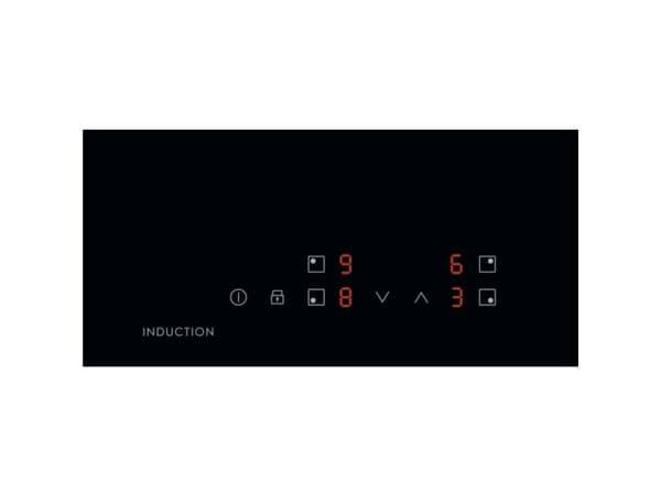 Electrolux LIL61424C, Sort, Innebygget, 60 cm, Sonebasert induksjon, Glass, 4 zone(s)
