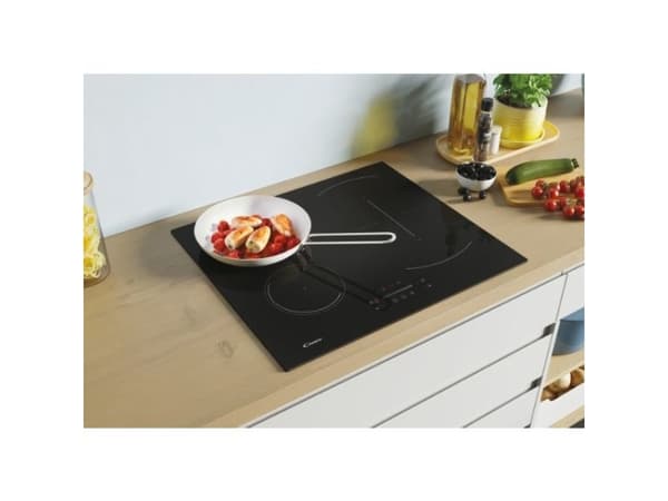 Candy CTP6SC4/E14U, Svart, Inbyggd, 59 cm, Zoninduktionshäll, Keramik, 4 zon(er)