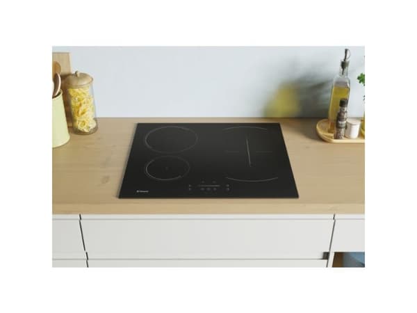 Candy CTP6SC4/E14U, Svart, Inbyggd, 59 cm, Zoninduktionshäll, Keramik, 4 zon(er)