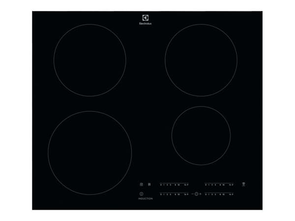 Electrolux HOI650MI - 300 Series - induksjonskomfyrtopp - 4 plater - Nisje - bredde: 56 cm - dybde: 49 cm - svart
