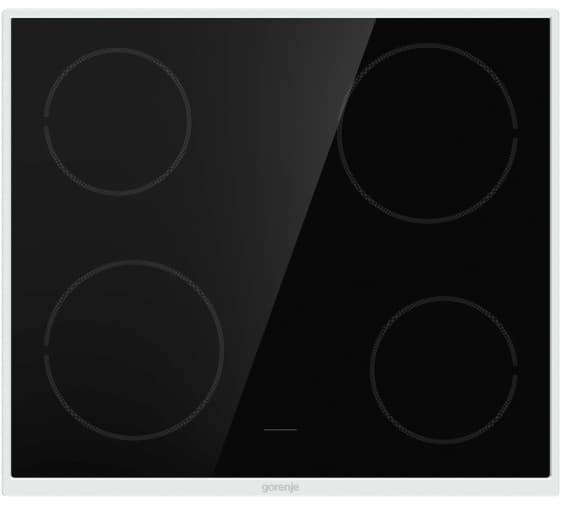 Gorenje ECD641BX, Sort, Innebygget, Keramisk, Glass-keramikk, 4 zone(s), 4 zone(s) Sort