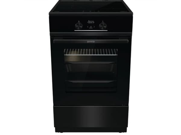 Gorenje Advanced GEIT5C60BPG - Liesi - vapaasti seisova - leveys: 50 cm - syvyys: 59,4 cm - korkeus: 85 cm - itsepuhdistuva - musta
