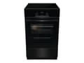 Pikkukuva 1 / 5: Gorenje Advanced GEIT5C60BPG - Liesi - vapaasti seisova - leveys: 50 cm - syvyys: 59,4 cm - korkeus: 85 cm - itsepuhdistuva - musta