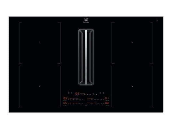 Electrolux Serie 800 FLEX HHOB870S - Induksjonskomfyrtopp - 4 plater - Nisje - bredde: 78 cm - dybde: 49 cm - Klasse A+ - uten ramme med fallvindekso