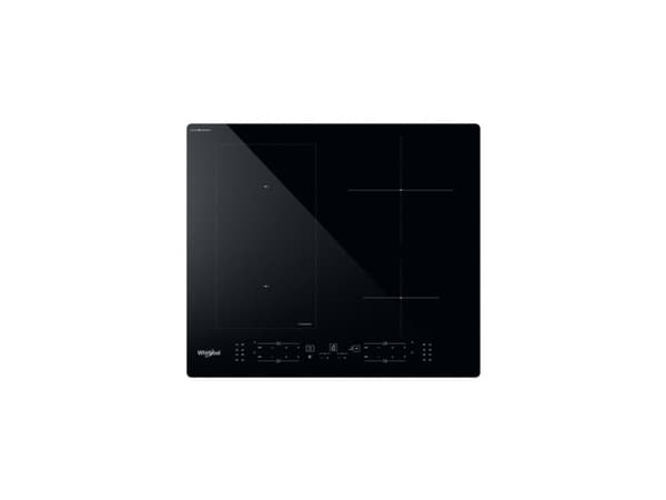 Whirlpool WL B4060 CPNE, Sort, Innebygget, 59 cm, Sonebasert induksjon, Glass-keramikk, 4 zone(s) Sort
