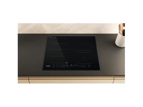 Whirlpool WF S5060 CPBF, Musta, Kiinteä, 59 cm, Keraaminen, Keraaminen, 4 alue(tta)