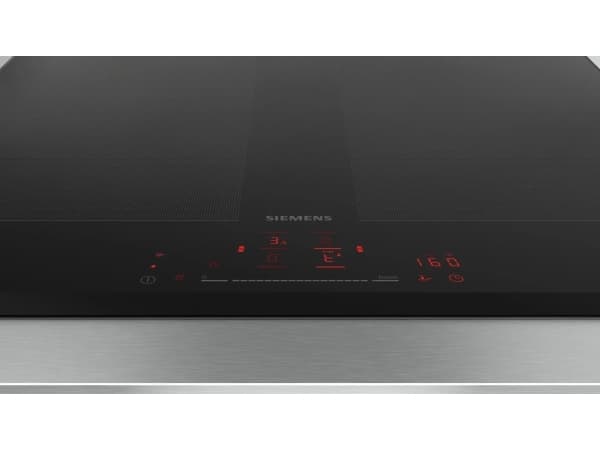 Siemens iQ700 EX651HXC1E - Induksjonskomfyrtopp - 4 plater - Nisje - bredde: 56 cm - dybde: 49 cm - fasett - svart
