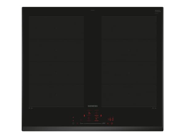Siemens iQ700 EX651HXC1E - Induksjonskomfyrtopp - 4 plater - Nisje - bredde: 56 cm - dybde: 49 cm - fasett - svart Sort
