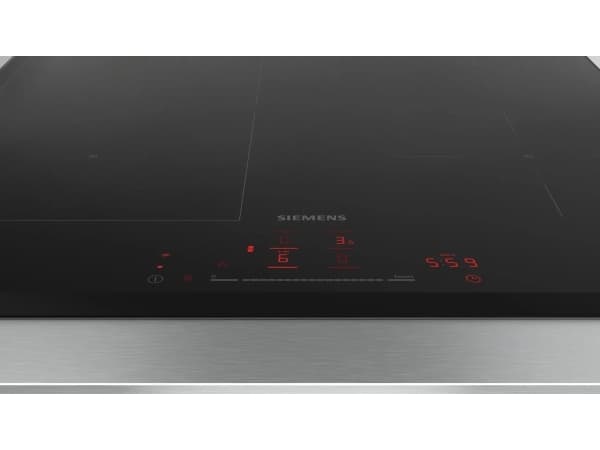 Siemens iQ500 ED651HSB1E - Induktionshäll - 4 kokplattor - Fördjupning - bredd: 56 cm - djup: 49 cm - fasett - svart