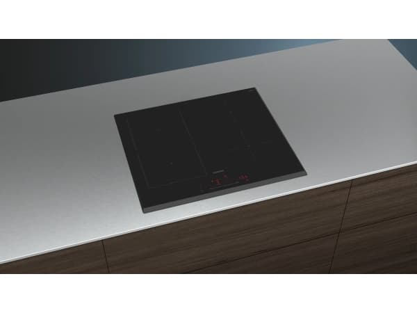 Siemens iQ500 ED651HSB1E - Induktionshäll - 4 kokplattor - Fördjupning - bredd: 56 cm - djup: 49 cm - fasett - svart
