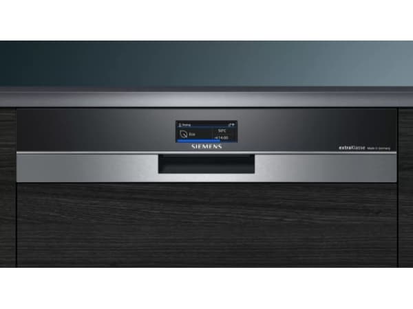 Siemens iQ700 SN57YS01BD, Halvveis innebygget, Full størrelse (60 cm), Rustfritt stål, Berøringskontroll, 1,75 m, 1,65 m