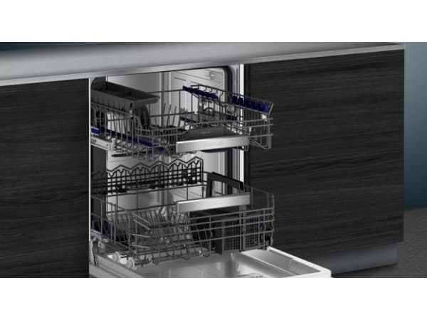 Siemens iQ700 SN57YS01BD, Halvveis innebygget, Full størrelse (60 cm), Rustfritt stål, Berøringskontroll, 1,75 m, 1,65 m