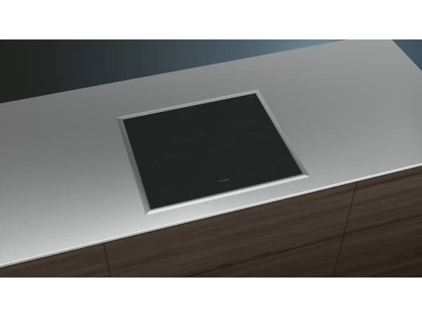 Siemens iQ300 EA64RGNA1E, Svart, Inbyggd, 60 cm, Keramik, Glas, 4 zon(er)