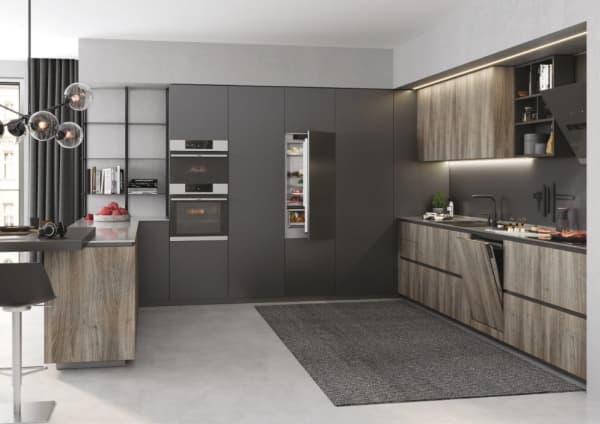 Haier HAISJ64MC, Sort, Innebygget, 59 cm, Sonebasert induksjon, Glass-keramikk, 4 zone(s)