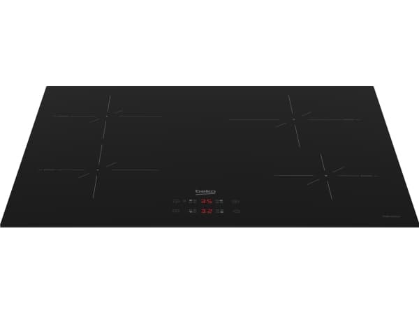 Beko HII64400SMT, Black, Built-in, 60 cm, Zone induction hob, Glass, 4 zone(s)