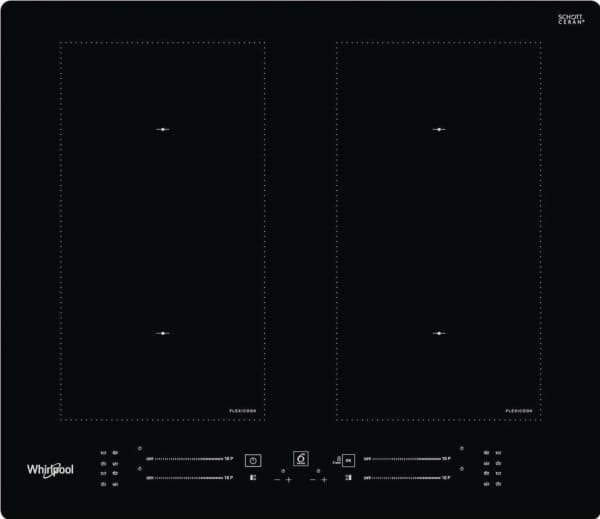 Whirlpool WL S1360 NE Black Built-in 59 cm Zone induction hob 4 zone(s) Svart