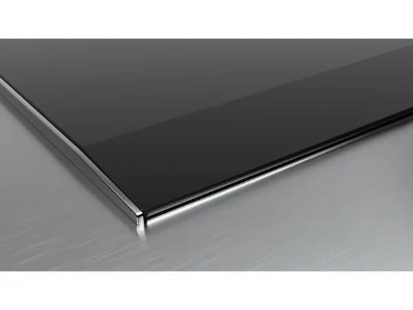 Siemens iQ300 ET375FFP1E - Keramisk komfyrtopp - 2 plater - Nisje - bredde: 27 cm - dybde: 49 cm - med sidepynt av rustfritt stål, - med fasettert fr