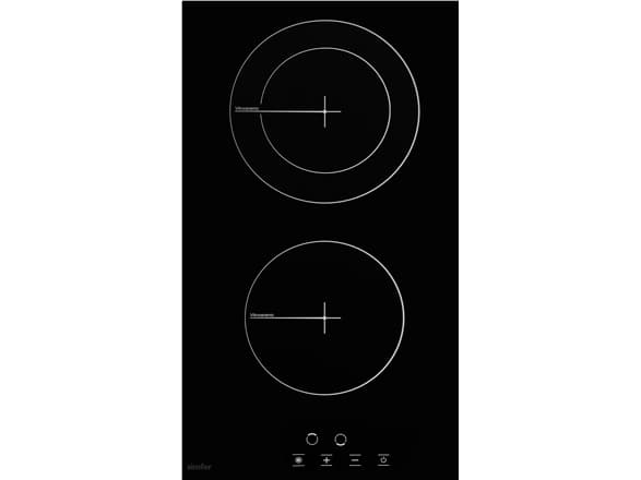 Płyta grzewcza Simfer Simfer | Hob | H3.020.DEBSP | Vitroceramic | Number of burners/cooking zones 2 | Touch | Black