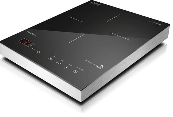 Caso Pro Menu 2100, Sort, Benkeplate, Sonebasert induksjon, Glass-keramikk, 1 zone(s), 1 zone(s)