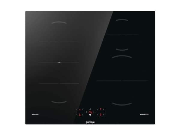 Gorenje G400 GI6421BSC - Induksjonskomfyrtopp - 4 plater - Nisje - bredde: 56 cm - dybde: 49 cm - uten ramme, - med skråkant - svart
