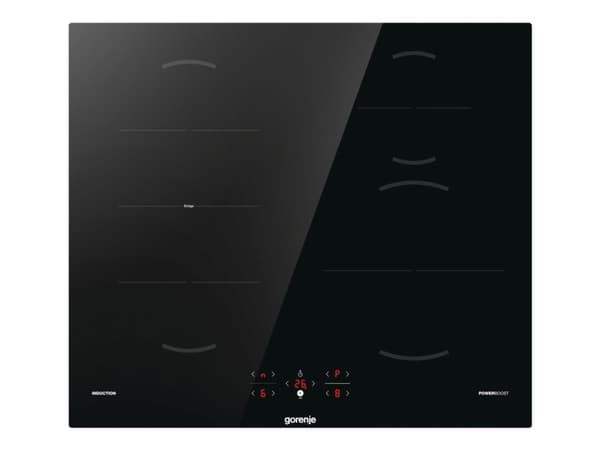 Gorenje G400 GI6421BSC - Induksjonskomfyrtopp - 4 plater - Nisje - bredde: 56 cm - dybde: 49 cm - uten ramme, - med skråkant - svart