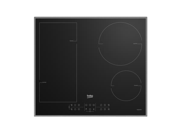Beko HII 64200 FMTX, Sort, Innebygget, 58 cm, Sonebasert induksjon, 4 zone(s), 4 zone(s) Sort