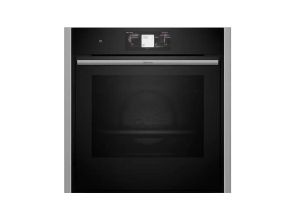Neff B64CT73N0, Keskikokoinen, Sähköuuni, 71 L, 71 L, 40 - 275 °C, Hydrolyyttinen + pyrolyyttinen musta, Ruostumaton teräs
