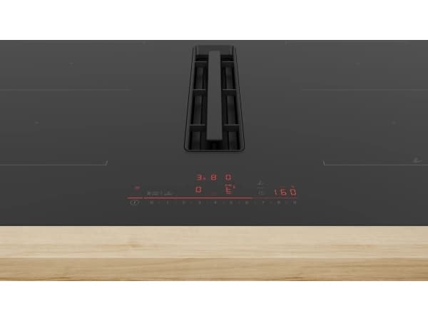 Bosch Serie 6 PVQ811H26E, Musta, Sisäänrakennettava, 80 cm, Vyöhykeinduktiokeittotaso, Keraaminen, 4 vyöhykettä (vyöhykkeitä)