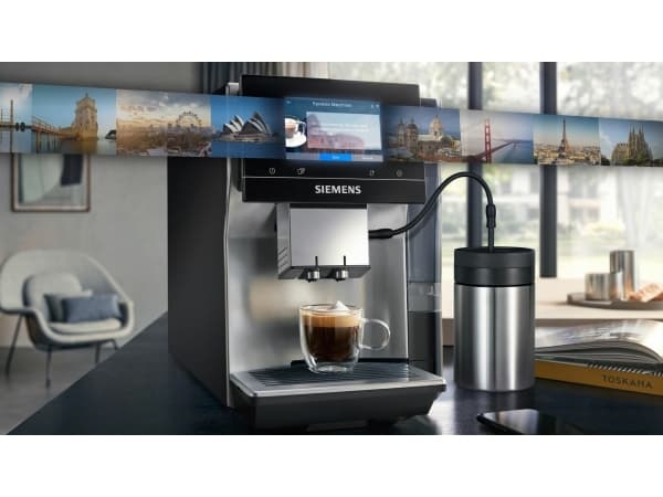 Siemens EQ.700 TP715D01, Espressomaskin, 2,4 l, Kaffebönor, Inbyggd kvarn, 1500 W, Grå
