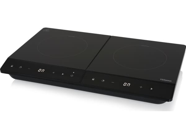 Induktionsplatta Dual IK-6162 19&amp;16cm LCD kosketusnäyttöön