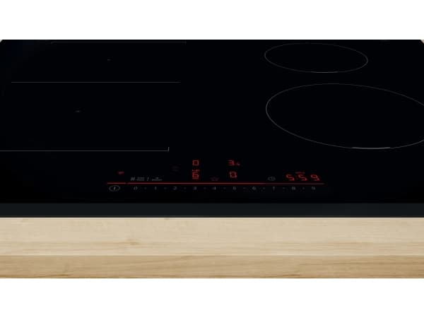 Bosch Serie | 6 PVS675HB1E - Induksjonskomfyrtopp - 4 plater - Nisje - bredde: 56 cm - dybde: 49 cm - stålramme - svart