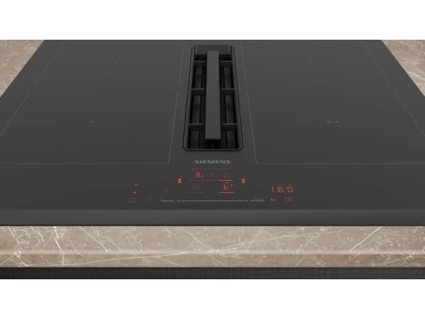 Siemens iQ500 ED631HQ26E, Sort, Innebygget, 60 cm, Sonebasert induksjon, Glass-keramikk, 4 zone(s)