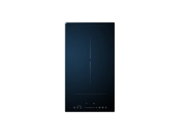 Scandomestic HOI30P1FLEX - Induksjonskomfyrtopp - 2 plater - Nisje - bredde: 26.8 cm - dybde: 50 cm - uten ramme - svart