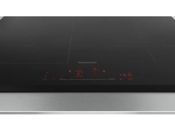 Siemens iQ100 ED651HSC1E, Black, Built-in, 60 cm, Zone induction hob, Glass, 4 zone(s)