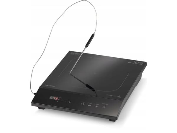 Caso TC 2400, Sort, Benkeplate, Sonebasert induksjon, Glass-keramikk, 1 zone(s), 1 zone(s)