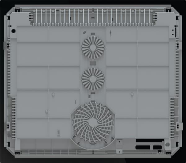 Gorenje GI6442BSCE, Sort, Innebygget, 59 cm, Sonebasert induksjon, Glass-keramikk, 4 zone(s)